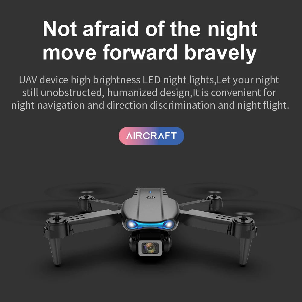 Drone professionnel E99Pro avec caméra pour touristes, 4K, WIFI, flux optique, fpv, évitement d'obstacles, photographie aérienne, quadrirotor