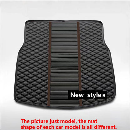 Tapis de sol de voiture en cuir de luxe personnalisé pour Renault Clio 4 2013 2014 2015 2016, ensemble complet d'accessoires imperméables pour femmes