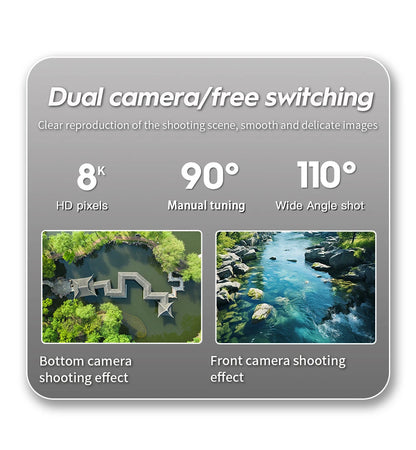Drone professionnel E99Pro avec caméra pour touristes, 4K, WIFI, flux optique, fpv, évitement d'obstacles, photographie aérienne, quadrirotor