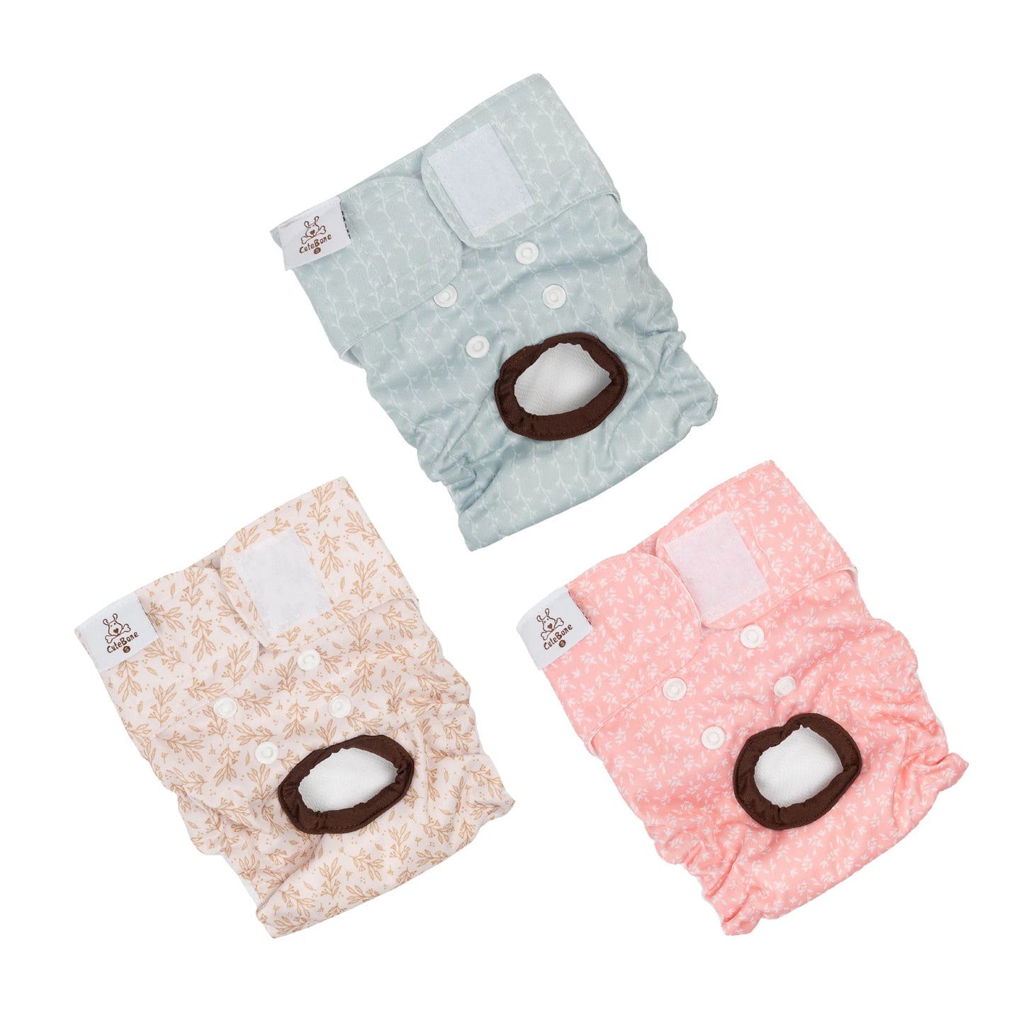(3 pièces par paquet) couches pour chien femelle CuteBone couches réutilisables pour période de chien couches lavables pour chien femme pour Cycle de chaleur