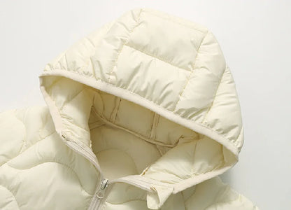 Nouveaux enfants doudoune automne hiver mode garçons filles mince manteaux chauds bébé léger vers le bas coton manteaux enfants vêtements