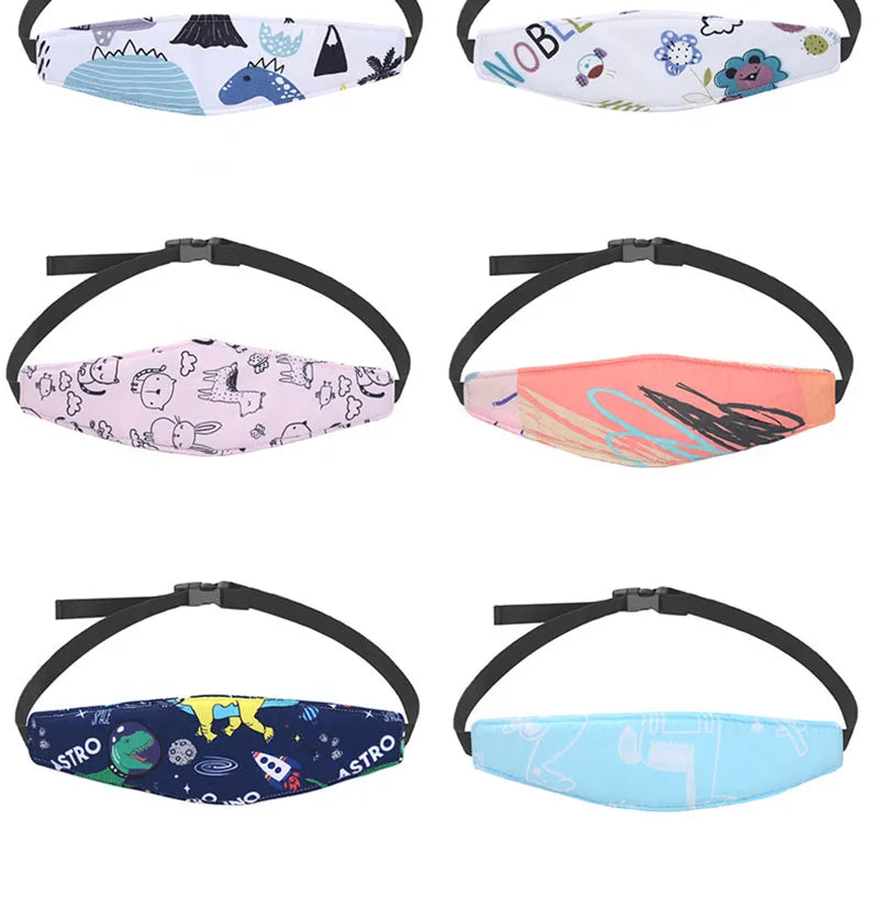Support de tête de siège de voiture pour bébé, ceinture de fixation réglable pour garçon et fille, positionneur de sommeil, oreiller de sécurité pour bébé, protection de tête pour bébé