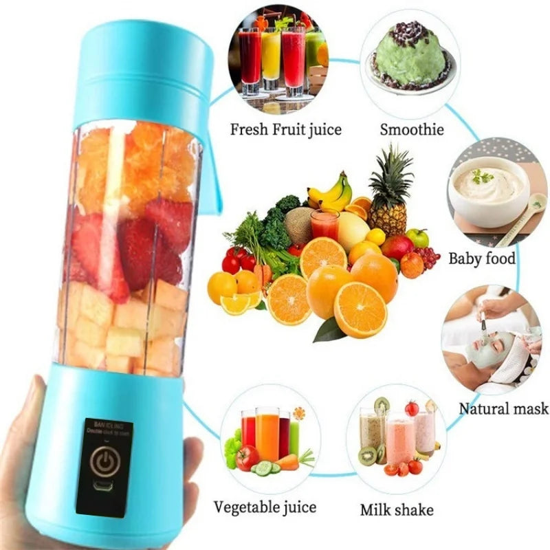 Presse-agrumes électrique Mini mélangeur Portable mélangeurs de fruits extracteurs de fruits multifonction fabricant de jus Machine mélangeur Smoothies mélangeur