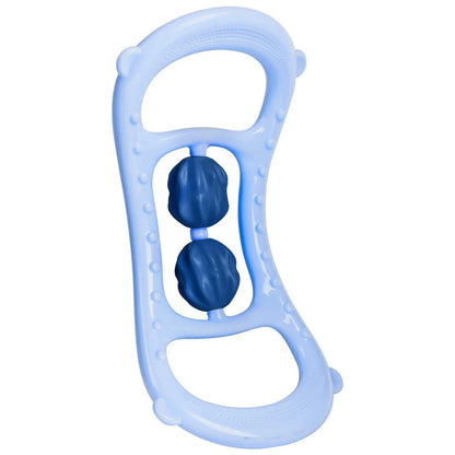Masseur de jambes multifonctionnel à 12 roues, rouleau de Massage à couverture complète pour bras, taille, Relaxation musculaire des jambes, Machine de Massage manuelle