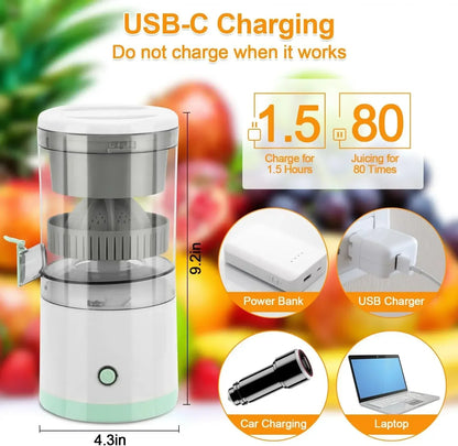 Presse-agrumes électrique portable Ju479, chargement USB, mélangeur de fruits, orange, citron, mini, ménage, centre commercial, chauffe-ville, voyage