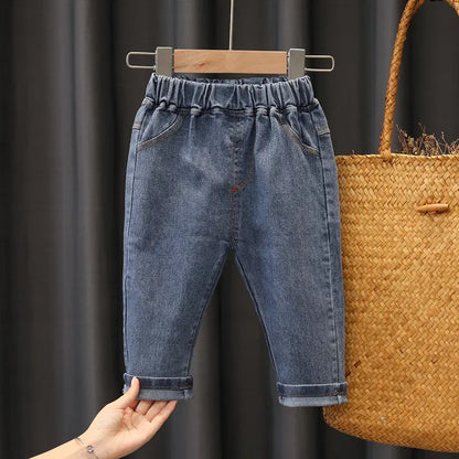 Ensemble de 2 pièces de vêtements de sport décontractés pour enfants, sweats à capuche à bandes, jeans pour garçons, survêtements pour enfants, tenue de printemps et d'automne, 0 à 5 ans, nouveau