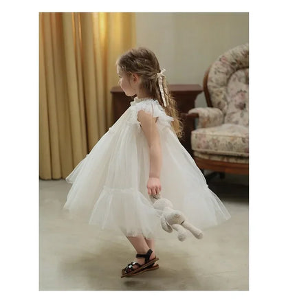 Robe d'été pour bébé fille, tenue de fête d'anniversaire, tutu