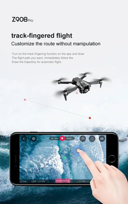 Xiaomi-Drone ATA JIA Z908 Pro /MAX 8K ESC 4K, professionnel, localisation de flux optique, évitement d'obstacles à 3 côtés, jouets quadricoptères