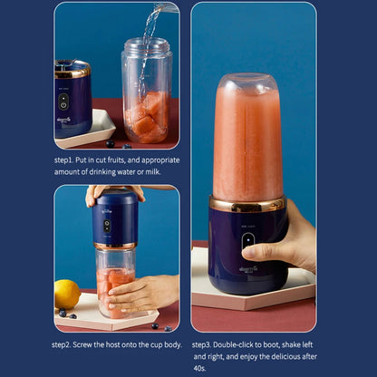 Double tasse multifonction Usb mélangeurs de fruits presse-agrumes Portable électrique presse-agrumes mélangeur fruits presse-agrumes tasse alimentaire Milkshake fabricant de jus