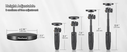 Trépied magnétique pour smartphone MagSafe, mini perche à selfie extensible à 360 °, support de trépied à tête sphérique, poignée pour iPhone 14, 13, 12