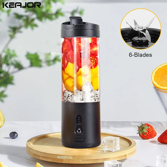 Mini mixeur de fruits électrique portable, mélangeur de jus frais orange, multifonction, aste, portable, centre commercial Ju479, SmUnvétérans wn ie