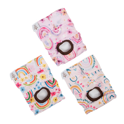 (3 pièces par paquet) couches pour chien femelle CuteBone couches réutilisables pour période de chien couches lavables pour chien femme pour Cycle de chaleur