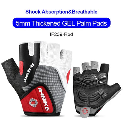 INBIKE antichoc GEL Pad gants de cyclisme demi doigt gants de Sport hommes femmes été vélo gymnase Fitness gants vtt gants IF239
