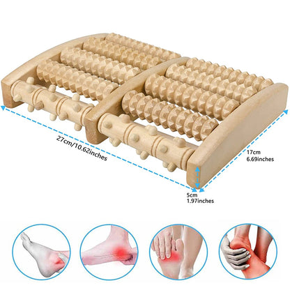 Rouleau de pied en bois, soins en bois, Massage, réflexologie, relaxation musculaire, soulagement, cadeau de Spa, Anti-Cellulite, outils de soins