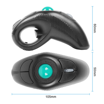 Souris Laser portable ergonomique, commande au pouce, sans fil, optique, filaire, USB, pour ordinateur portable et PC, nouvelle collection