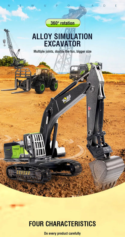 1/50 modèle voiture Bulldozer camion pelle grue chariot élévateur Construction ingénierie véhicule jouets pour garçons enfants jouets éducatifs