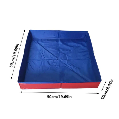 Piscine de bain pliable en PVC pour animaux de compagnie, pataugeoire pour chien, antidérapante, Non gonflable, pour chiots de compagnie, chats, autres animaux