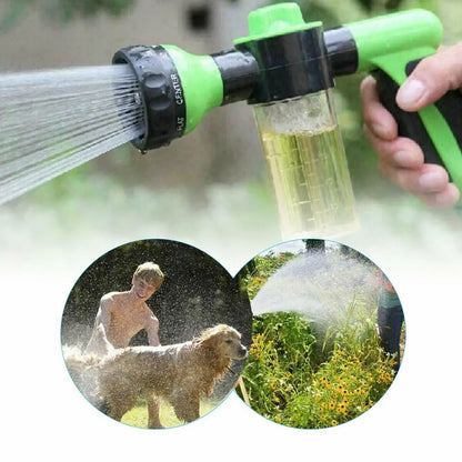 Buse de pulvérisation à haute pression, tuyau, pistolet de douche pour chien, 3 modes réglables, lavage des animaux domestiques, bain de nettoyage, mousse d'eau, savon, outil de nettoyage pour chien