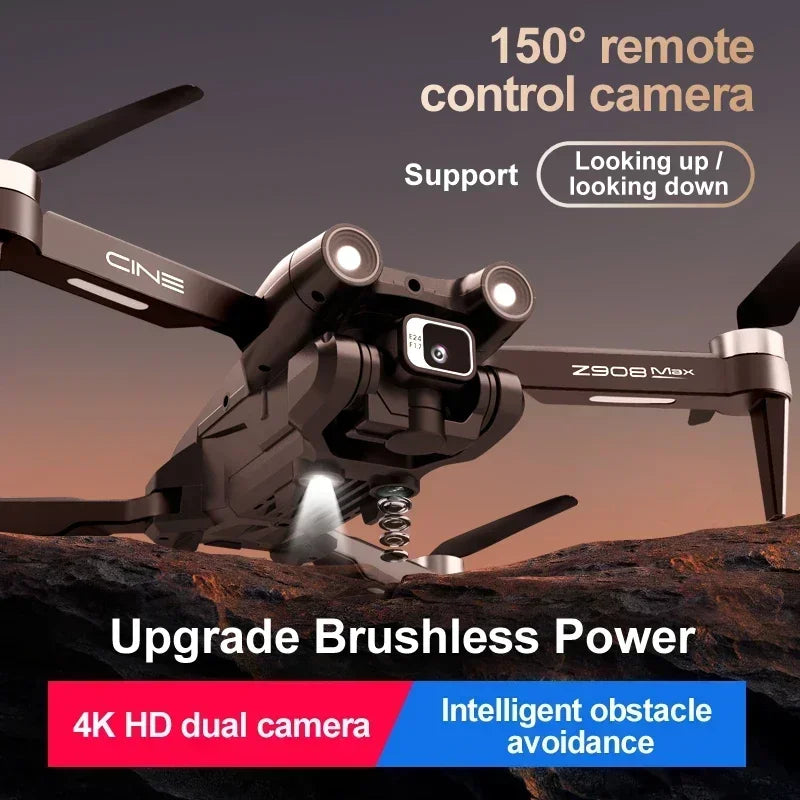 Xiaomi-Drone ATA JIA Z908 Pro /MAX 8K ESC 4K, professionnel, localisation de flux optique, évitement d'obstacles à 3 côtés, jouets quadricoptères