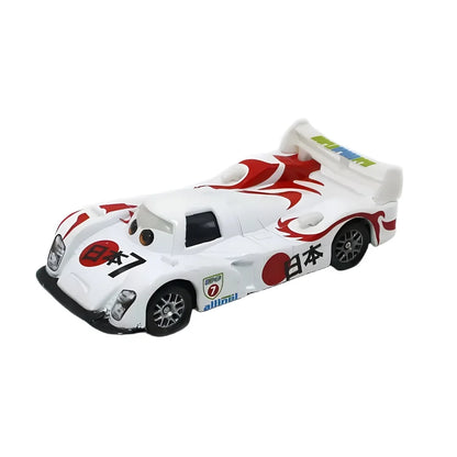 Disney Pixar-Voitures Rains Mcqueen Mack UnmunCollection pour enfants, véhicules moulés sous pression, modèle de jouet en alliage, cadeau, 3 jouets, 1:55