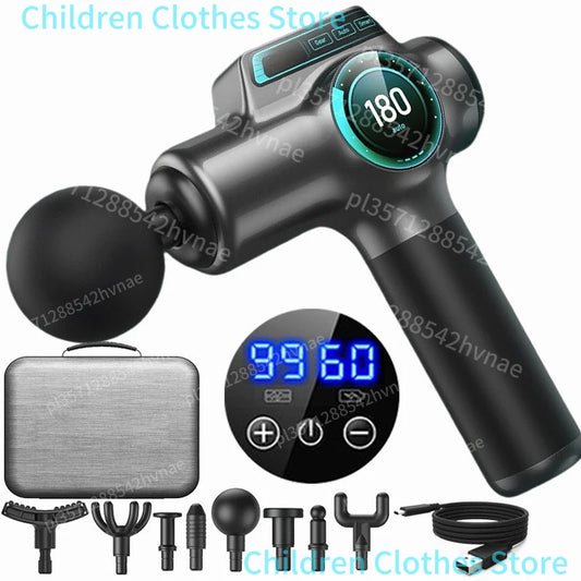 Pistolet de Massage musculaire professionnel à 99 vitesses, masseur pour le cou et le dos, Instrument de Massage, équipement de Fitness, livraison directe
