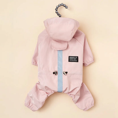 Vêtements imperméables pour chiens, imperméable réfléchissant pour chiens, veste en Polyester doux et imperméable, tenues pour chiots de compagnie