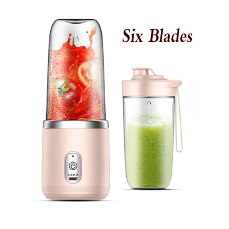 Double tasse multifonction Usb mélangeurs de fruits presse-agrumes Portable électrique presse-agrumes mélangeur fruits presse-agrumes tasse alimentaire Milkshake fabricant de jus