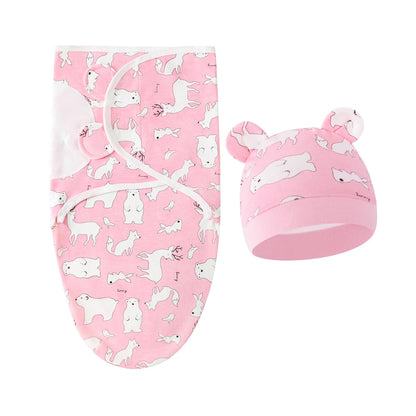 Bébé lange d'emmaillotage doux cocon bébé couvertures nouveau-né lange d'emmaillotage chaud coton bébé literie couverture