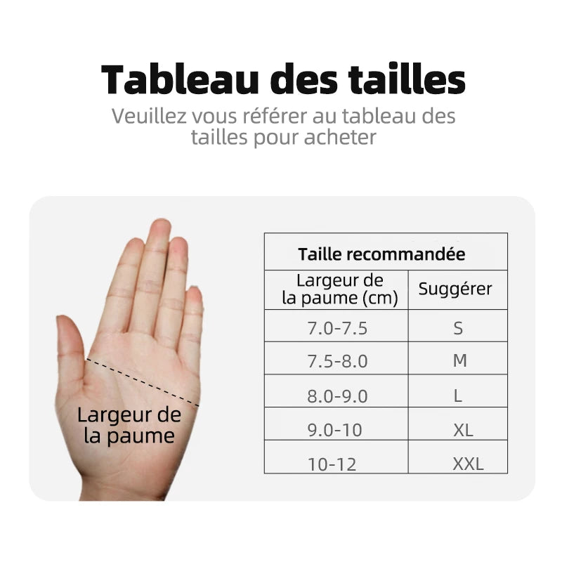 ROCKBROS gants de cyclisme demi-doigt antichoc résistant à l'usure respirant vtt route vélo gants hommes femmes sport vélo équipement