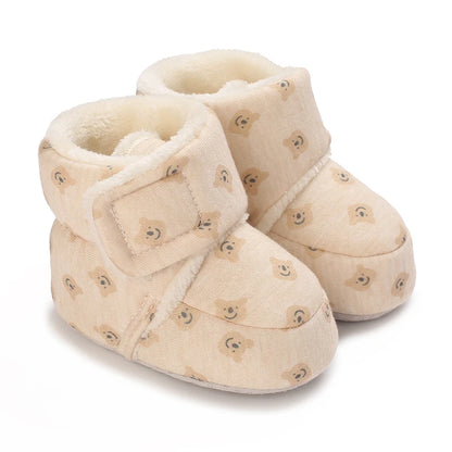Mode bébé filles garçons mignon doux dessin animé coton enfant en bas âge chaussures premier marcheur chaussures pour les nouveau-nés