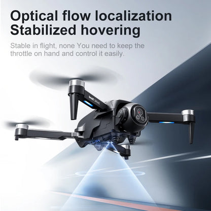 Drone de contrôle d'écran D18, moteur sans balais, quatre côtés d'évitement d'obstacles, flux optique 5G WiFi FPV, avion de photographie aérienne