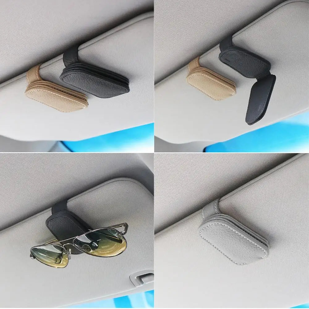 Clip universel pour lunettes de soleil de voiture, porte-billet, support de fixation, étui à stylo, pare-soleil, accessoires de voiture