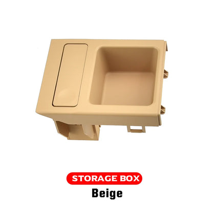 Nouveau Double trou style de voiture Console centrale avant boîte de rangement pièce de monnaie + porte-gobelet pour BMW E46 série 1999-2006 51168217953