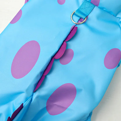 Imperméable imperméable pour chien avec sweat à capuche Poncho, veste de pluie réglable pour animaux de compagnie avec trou de laisse pour chiens de petite, moyenne et grande taille