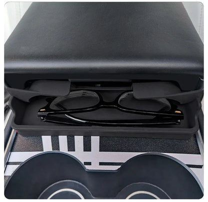 Boîte de rangement d'accoudoir Central pour Tesla modèle Y/3/3, étui de rangement pour lunettes de voiture Highland, accessoire multifonctionnel pour téléphone, nouveauté 2024