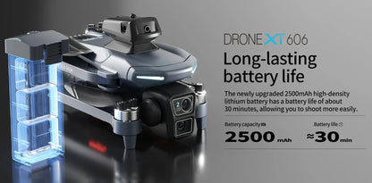 Xiaomi XT606 MAX GPS Drone 4k professionnel 8K HD caméra FPV souhait écran Drone 360 °   Jouets quadrirotor pour éviter les obstacles, drone