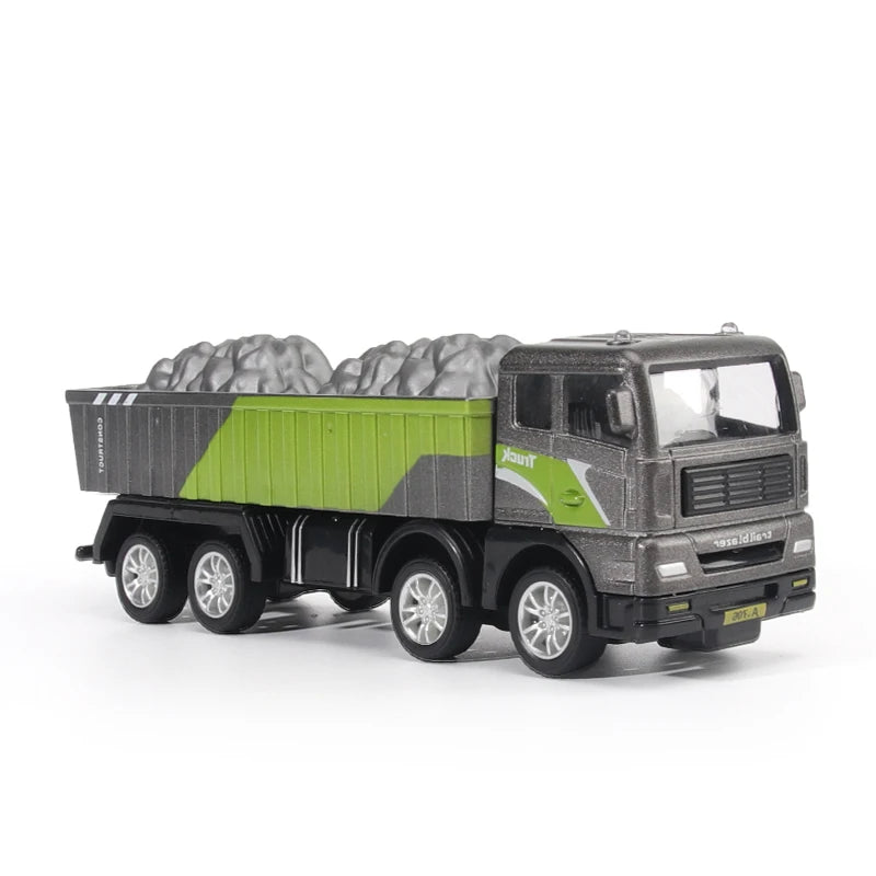 1/50 modèle voiture Bulldozer camion pelle grue chariot élévateur Construction ingénierie véhicule jouets pour garçons enfants jouets éducatifs