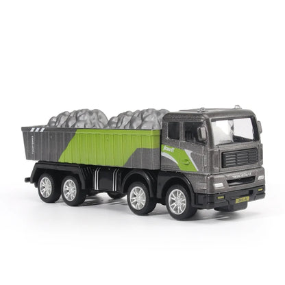 1/50 modèle voiture Bulldozer camion pelle grue chariot élévateur Construction ingénierie véhicule jouets pour garçons enfants jouets éducatifs