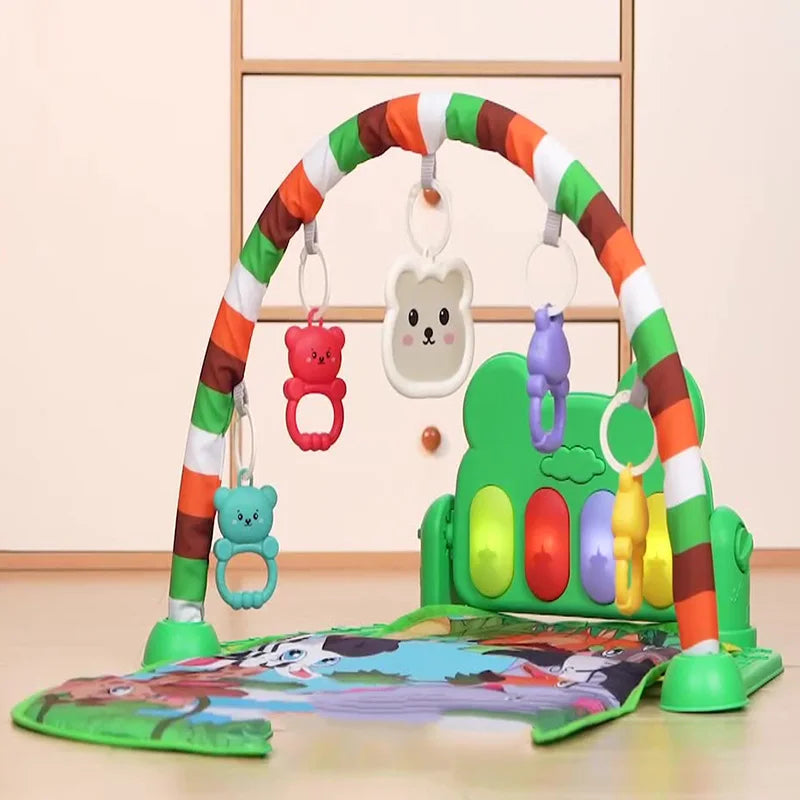 Support de Fitness pour bébé, jeu de musique, jouets d'activité de gymnastique, couverture rampante pour Piano pour nouveau-né, tapis de jeu à pédales, éducation précoce, cadeaux de 0 à 36 mois