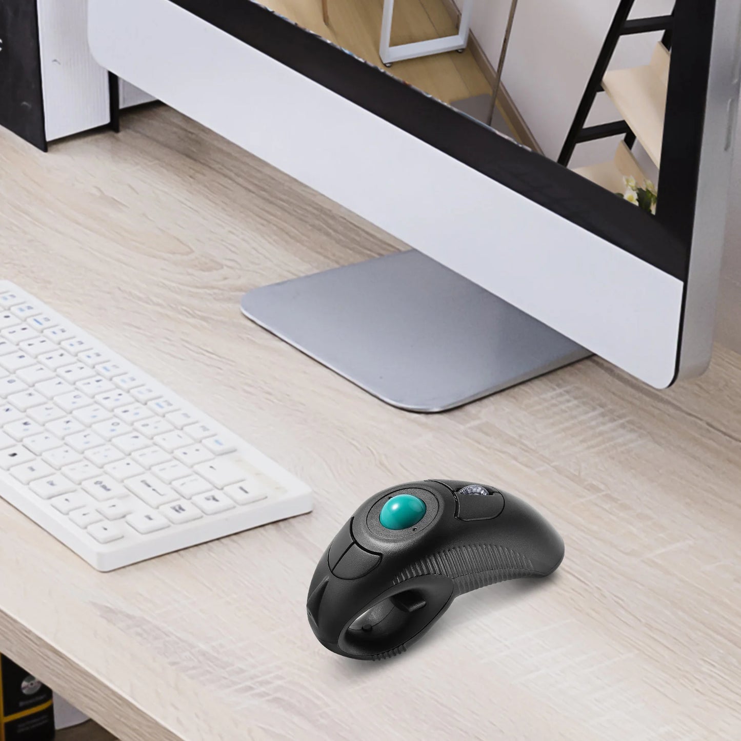 Souris Laser portable ergonomique, commande au pouce, sans fil, optique, filaire, USB, pour ordinateur portable et PC, nouvelle collection