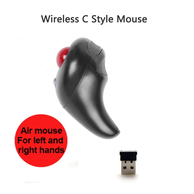 Souris Laser portable ergonomique, commande au pouce, sans fil, optique, filaire, USB, pour ordinateur portable et PC, nouvelle collection