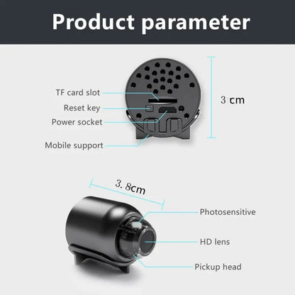 Nouveau X5 Mini caméra 1080P Vision nocturne claire léger Portable Premium caméras détection de mouvement caméra de Surveillance sans fil