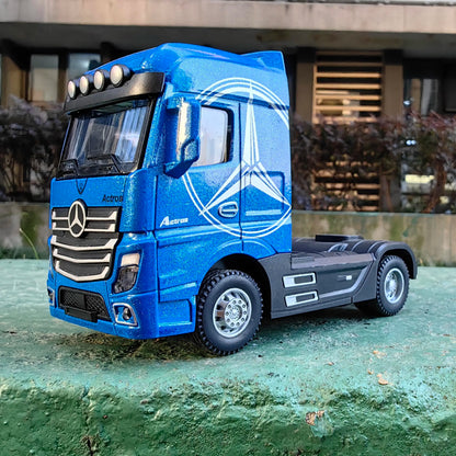 1:50 grand camion en alliage moulé sous pression modèle de voiture jouets conteneur retirer son et lumière véhicules de Transport modèle jouets pour garçons cadeaux