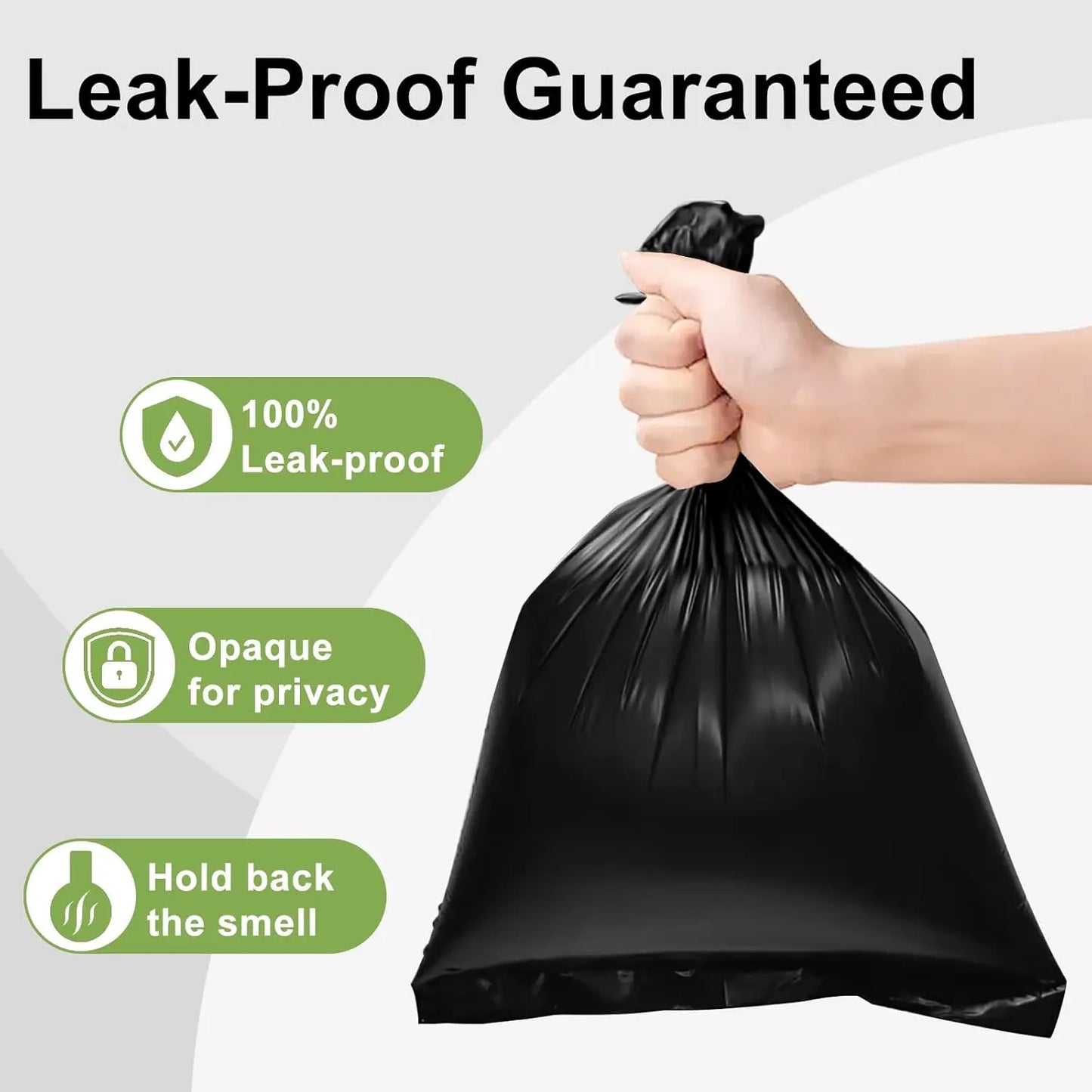 Sacs de merde de chien sacs de déchets portables pour animaux de compagnie sacs de déchets de chien durables et anti-fuite avec distributeur fournitures de nettoyage pour animaux de compagnie pour l'extérieur