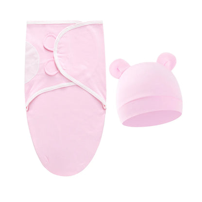 Bébé lange d'emmaillotage doux cocon bébé couvertures nouveau-né lange d'emmaillotage chaud coton bébé literie couverture