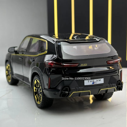 1/24 les modèles de voitures en alliage XM jouet moulé sous pression véhicules tout-terrain avec son léger fonction de traction SUV voiture jouets pour enfants garçons cadeaux