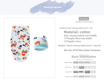 Bébé lange d'emmaillotage doux cocon bébé couvertures nouveau-né lange d'emmaillotage chaud coton bébé literie couverture