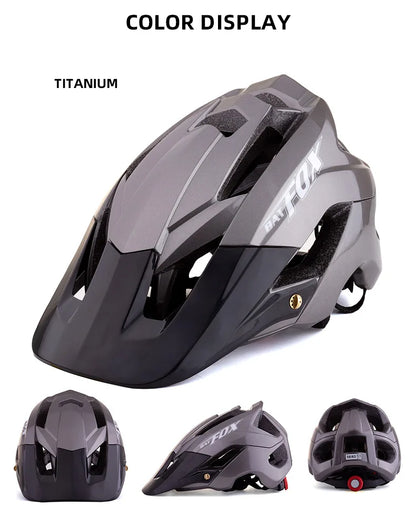 BATFOX-Casque de vélo pour homme, casque de vélo, casque de vélo de montagne, casque de vélo VTT, casquettes de vélo