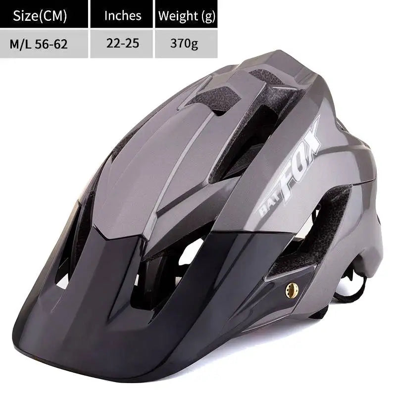 BATFOX-Casque de vélo pour homme, casque de vélo, casque de vélo de montagne, casque de vélo VTT, casquettes de vélo