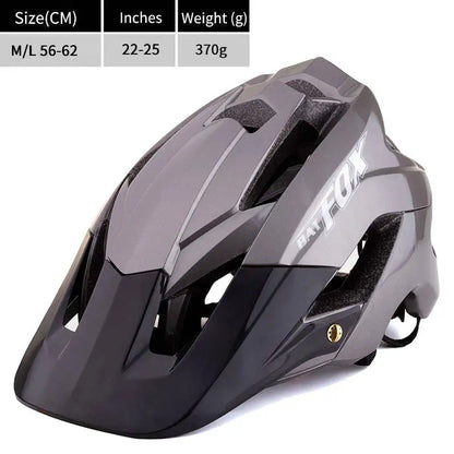BATFOX-Casque de vélo pour homme, casque de vélo, casque de vélo de montagne, casque de vélo VTT, casquettes de vélo